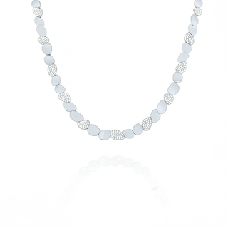 ✨SHIMMER STONES SILVER NECKLACE✨