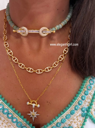 GOLD MARINE CHAIN NECKLACE