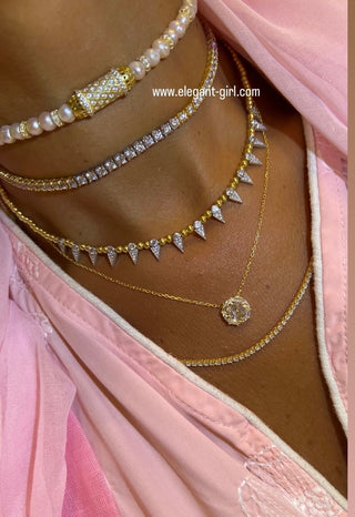 PEARL GOLD ANDALUSIA CHOKER