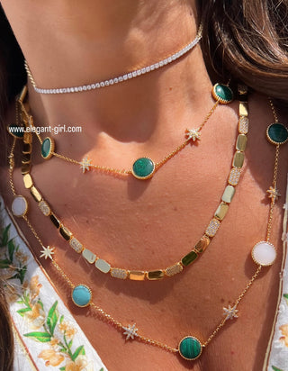 ✨MIX STONES STAR NECKLACE✨