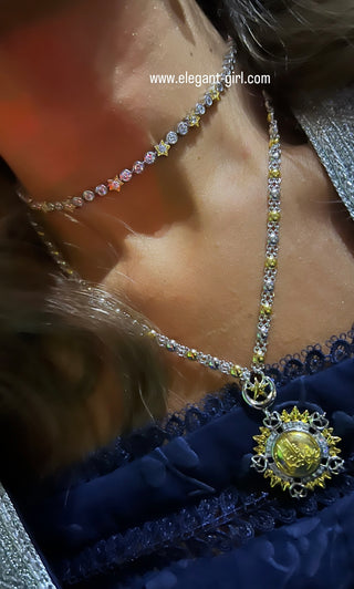 MAGICAL STARS TIFFANY SOLITAIRS CHOKER