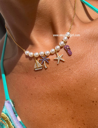 BEACH PEARLS NECKLACE
