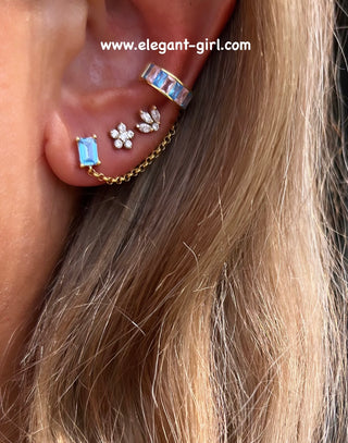 PASTEL BAGUETTE ART EAR CUFF