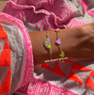 DOUBLE SIDE HEART BRACELET