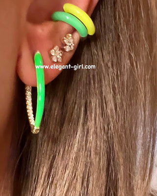 NEON COLORS PLAIN EAR CLIP