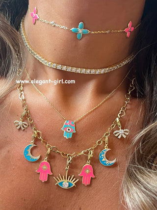 TIFFANY X PINK JULI CHOKER