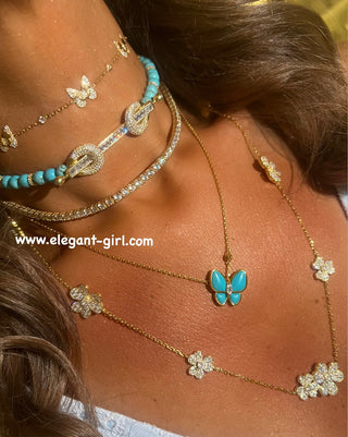 THE GOLDEN BUTTERFLY CHOKER