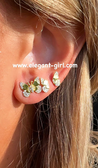 THE MINI FULL BUTTERFLY EARRING