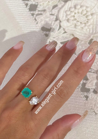TWIN STONE PARABIA MARQUISE RING