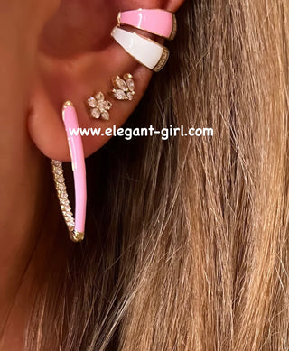 NEON COLORS WITH STONES EAR CLIP