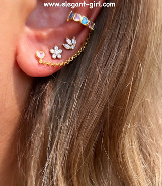 PASTEL HEART EAR CUFF