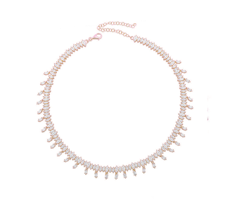 THE MARQUISE DANGLING TENNIS CHOKER - ELEGANT GIRLS
