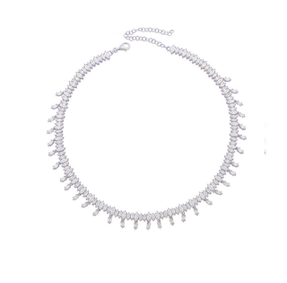 THE MARQUISE DANGLING TENNIS CHOKER - ELEGANT GIRLS