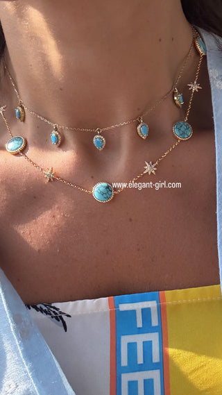 ✨TURQUOISE STAR NECKLACE✨