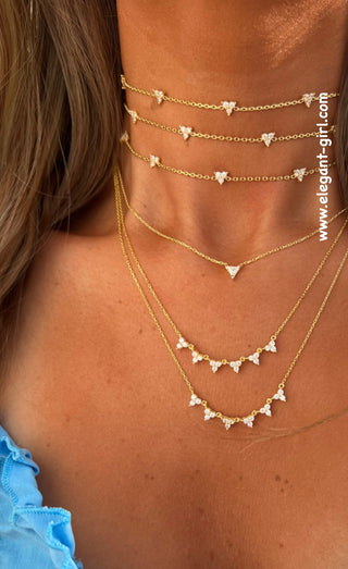 TRI STONES CHOKER
