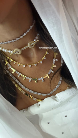 SPIKE DIAMOND NECKLACE
