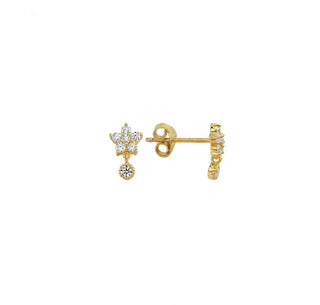 MINI FLOWER STUD EARRING