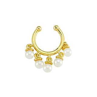 DANGLE PEARL EAR CLIP