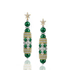 IMPERIAL MALACHITE EARRING