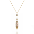 IMPERIAL WHITE PEARLS PINK NECKLACE