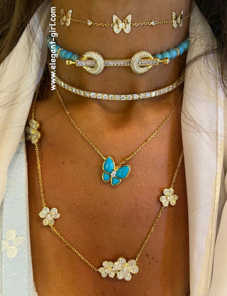 THE GOLDEN BUTTERFLY CHOKER