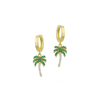 PALM HOOP EARRING
