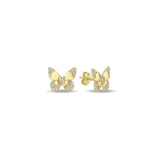 THE MINI FULL BUTTERFLY EARRING