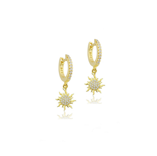 SUN HOOP EARRING