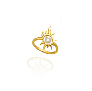 SOLITAIRE SUN RING