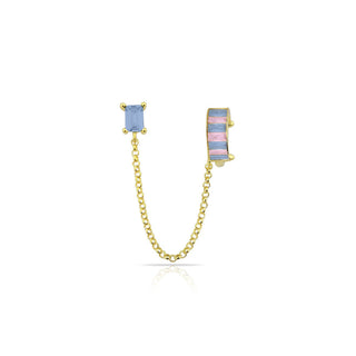 PASTEL BAGUETTE ART EAR CUFF
