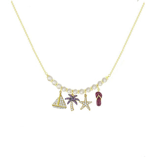BEACH PEARLS NECKLACE
