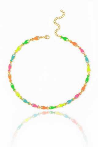 NEON FISH CHOKER