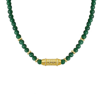 GREEN ANDALUSIA CHOKER