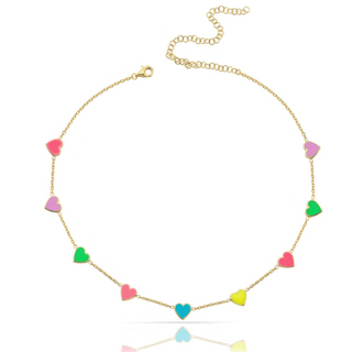 DOUBLE SIDE HEART CHOKER