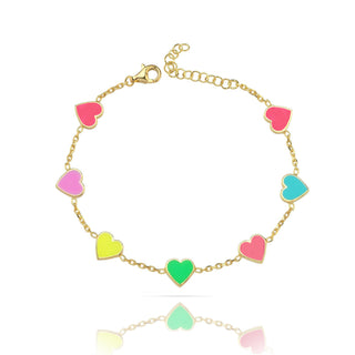 DOUBLE SIDE HEART BRACELET