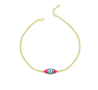 BARBIE PINK MINI EYE CHOKER