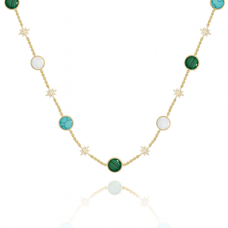 ✨MIX STONES STAR NECKLACE✨