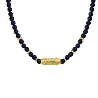 LAPIS BLUE ANDALUSIA CHOKER