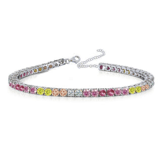 THE PINK DIAMOND SHADE TENNIS BRACELET