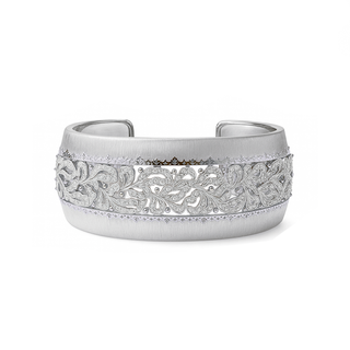 THE LUXURY SILVER DANTIL LACE BANGEL