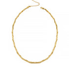 DOUBLE CRAFTED SNAKE SKIN NECKLACE