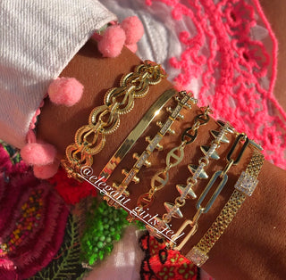 GOLD CUBAN BRACELET