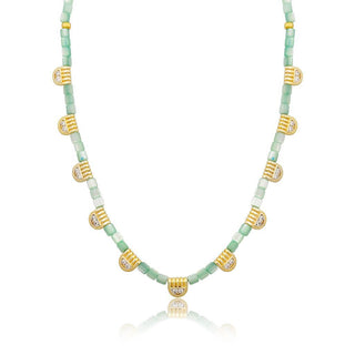 TIFFANY BEADS EYES LOVE NECKLACE