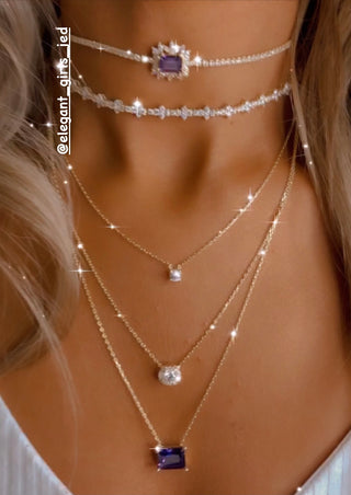 PURPLE AMETHYST MAHA CHOKER