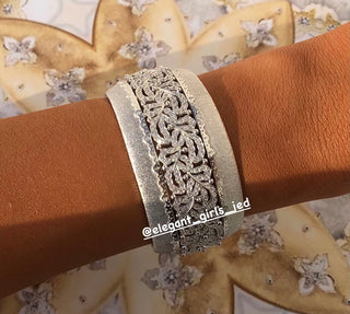 THE LUXURY SILVER DANTIL LACE BANGEL