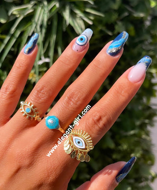 MY EYES BLUE NEW LOVE RING