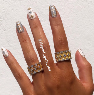 THE LUXURY LACE DANTIL GOLD RING