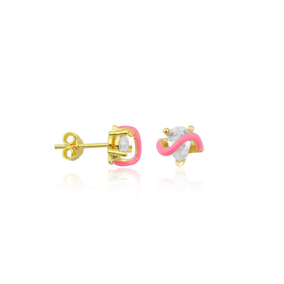 STUD DREAM PINK EARRING
