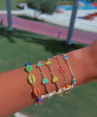 NEON SHELL BRACELET
