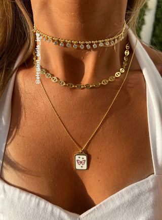 ELEGANT SMALL LINK CHOKER